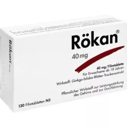 RÖKAN 40 mg film kaplı tabletler, 120 adet