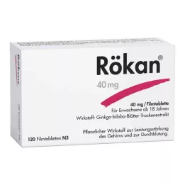 RÖKAN 40 mg film kaplı tabletler, 120 adet