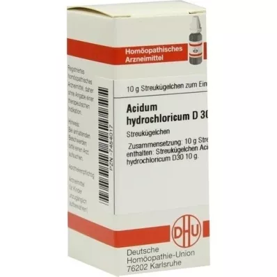 ACIDUM HYDROCHLORICUM D 30 globül, 10 g