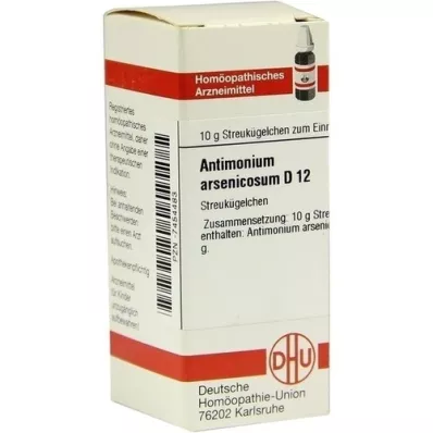 ANTIMONIUM ARSENICOSUM D 12 globül, 10 g