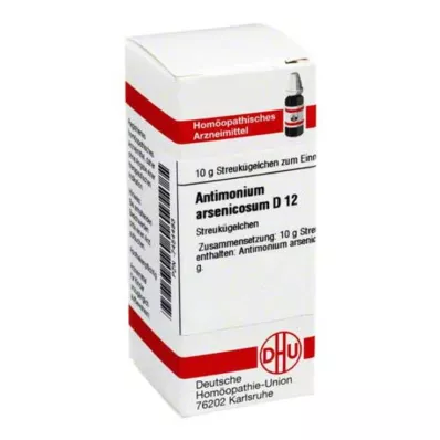 ANTIMONIUM ARSENICOSUM D 12 globül, 10 g