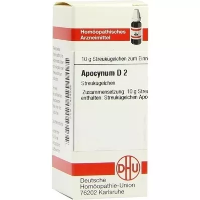 APOCYNUM D 2 globül, 10 g