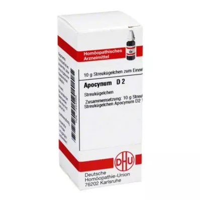 APOCYNUM D 2 globül, 10 g