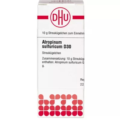 ATROPINUM SULFURICUM D 30 globül, 10 g