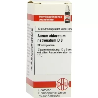 AURUM CHLORATUM NATRONATUM D 8 globül, 10 g