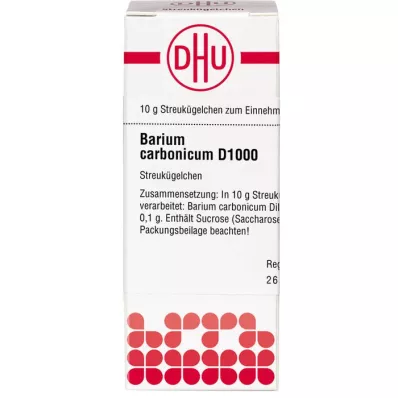 BARIUM CARBONICUM D 1000 globül, 10 g