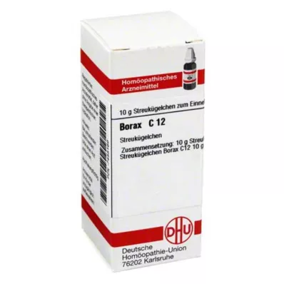 DHU Boraks C 12 kürecikler, 10 g