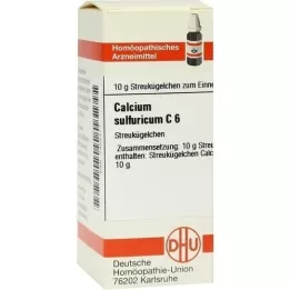 CALCIUM SULFURICUM C 6 globül, 10 g