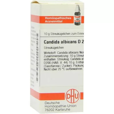 CANDIDA ALBICANS D 200 globül, 10 g CANDIDA ALBICANS D 200 globül, 10 g