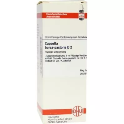 Capsella Bursa Geçmişi.D2 Seyreltme (50ml)