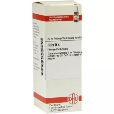 FILIX D 4 seyreltme, 20 ml