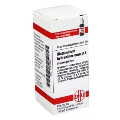 HISTAMINUM hydrochloricum D 4 globül, 10 g