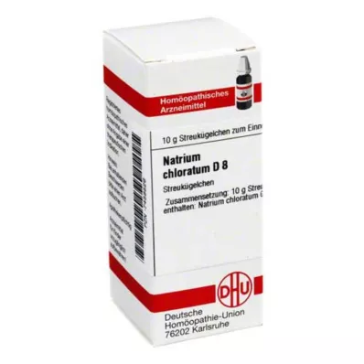 NATRIUM CHLORATUM D 8 globül, 10 g