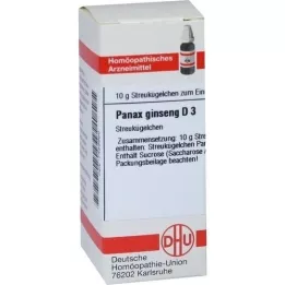 PANAX GINSENG D 3 globül, 10 g