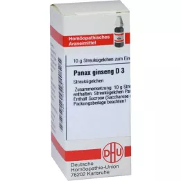 PANAX GINSENG D 3 globül, 10 g