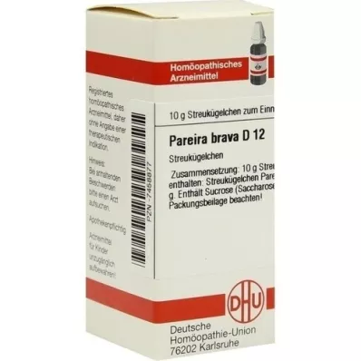 PAREIRA BRAVA D 12 globül, 10 g