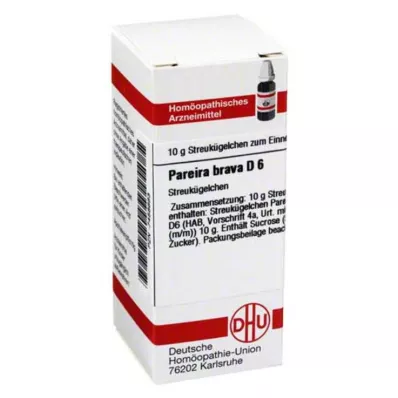 PAREIRA BRAVA D 6 globül, 10 g