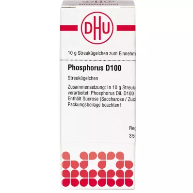 PHOSPHORUS D 100 globül, 10 g