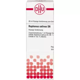 RAPHANUS SATIVUS D 6 seyreltme, 20 ml