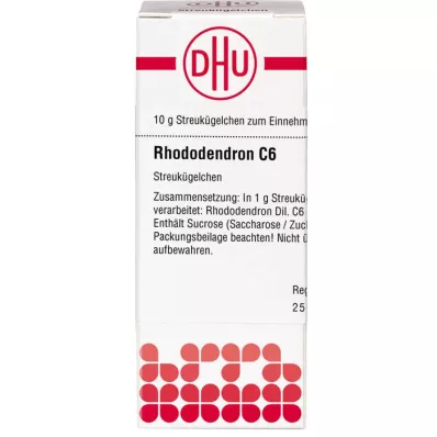 RHODODENDRON C 6 globül, 10 g