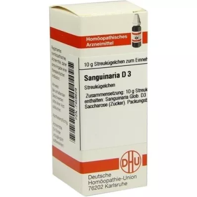 SANGUINARIA D 3 globül, 10 g