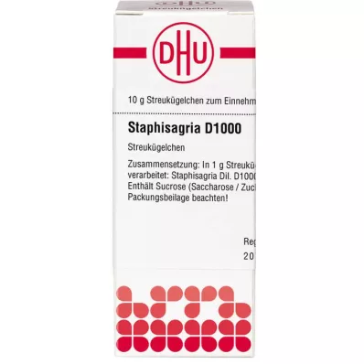 STAPHISAGRIA D 1000 globül, 10 g