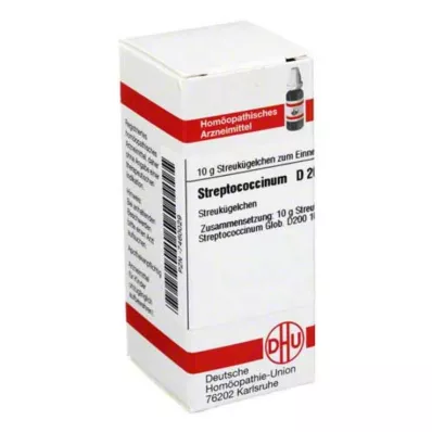 STREPTOCOCCINUM D 200 globül, 10 g
