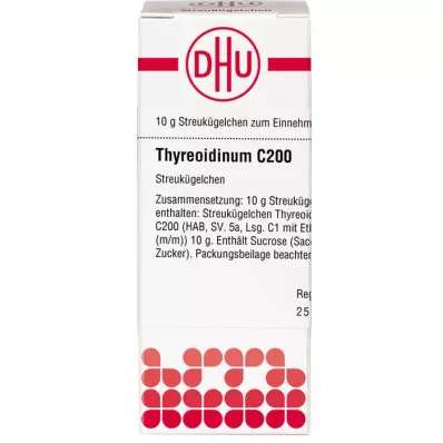 THYREOIDINUM C 200 globül, 10 g