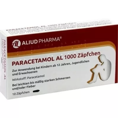 PARACETAMOL AL 1.000 fitil, 10 adet