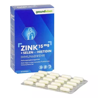 GESUND LEBEN Çinko 15 mg+Selenyum Kapsül, 60 Kapsül