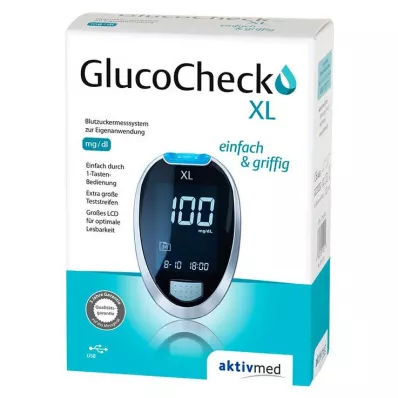 GLUCOCHECK XL Kan şekeri ölçüm cihazı seti mg/dl, 1 adet