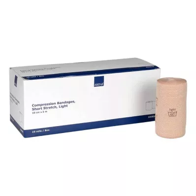 KOMPRESSIONS BINDE Kısa çekme 10 cmx5 m, 10 adet