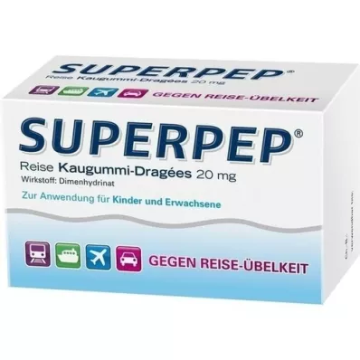 SUPERPEP Seyahat Sakız Drajeleri 20 mg, 20 adet