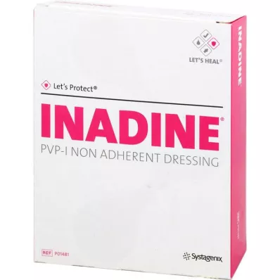 INADINE Merhem gazlı bez w. PVP İyot. 9,5x9,5cm, 25 adet INADINE Merhem gazlı bez w. PVP İyot. 9,5x9,5cm, 25 adet