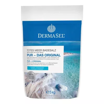 DERMASEL Saf Ölü Deniz banyo tuzları, 5 kg
