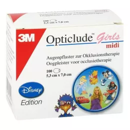 OPTICLUDE 3M Disney girls midi 2538MDPG-100, 100 adet