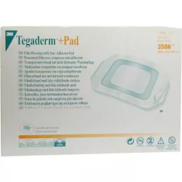 TEGADERM 3M Plus Ped 9x10 cm prefabrik kompozit.3586, 25 adet
