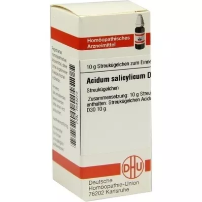ACIDUM SALICYLICUM D 30 globül, 10 g