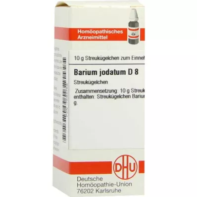 BARIUM JODATUM D 8 globül, 10 g BARIUM JODATUM D 8 globül, 10 g