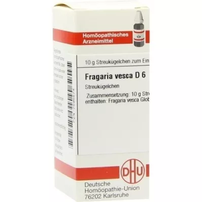 FRAGARIA VESCA D 6 globül, 10 g