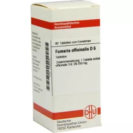 FUMARIA OFFICINALIS D 6 Tablet, 80 Kapsül