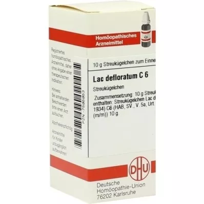 LAC DEFLORATUM C 6 globül, 10 g