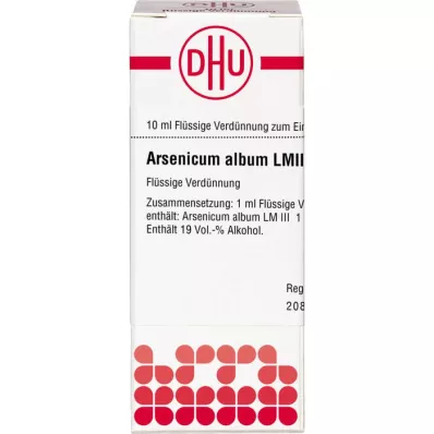 ARSENICUM ALBUM LM III Seyreltme, 10 ml