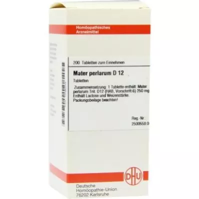 Mater Perlarum D12 tabletler (200 adet)
