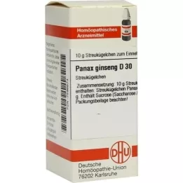 PANAX GINSENG D 30 globül, 10 g