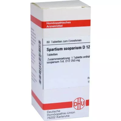 DHU Spartium Scoparium D 12 tablet, 80 adet DHU Spartium Scoparium D 12 tablet, 80 adet