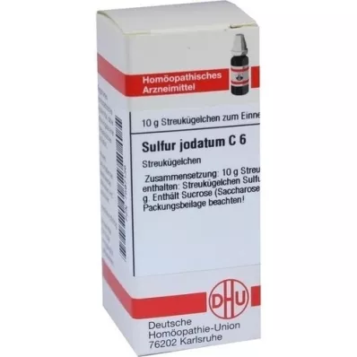 SULFUR JODATUM C 6 globül, 10 g