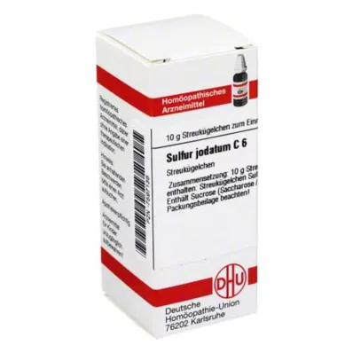 SULFUR JODATUM C 6 globül, 10 g