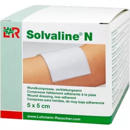SOLVALINE N Kompresler 5x5 cm steril, 25 adet