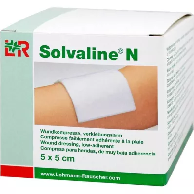 Solvaline N 5x5 cm steril kompres, 25 adet Solvaline N 5x5 cm steril kompres, 25 adet